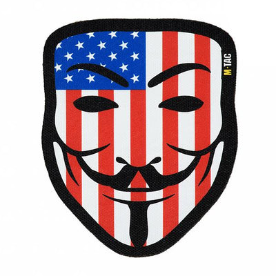 M-Tac Patch Anonymous Black USA