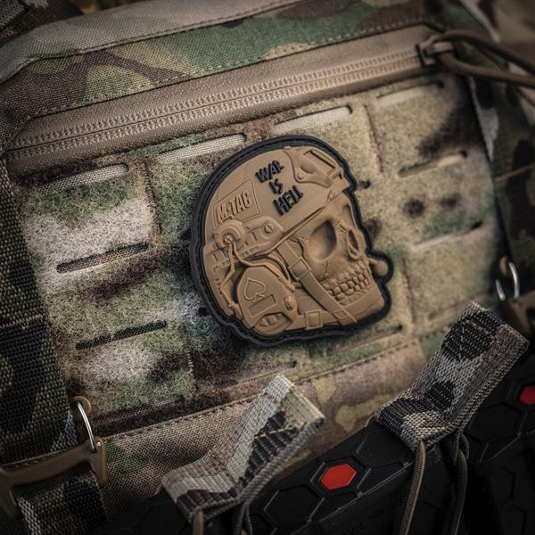 M-Tac Patch War is Hell 3D PVC Coyote