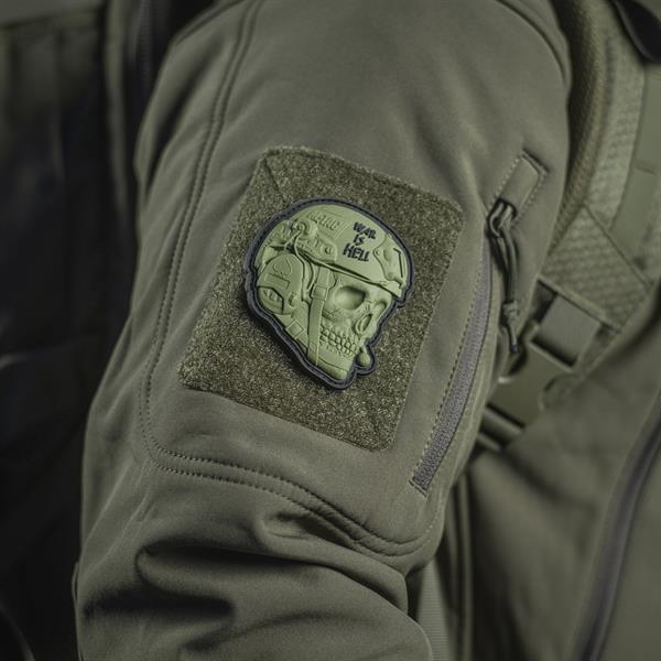 M-Tac Patch War is Hell 3D PVC Coyote