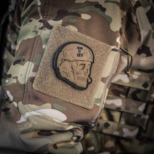 M-Tac Patch War is Hell 3D PVC Coyote