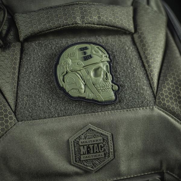 M-Tac Patch War is Hell 3D PVC Coyote