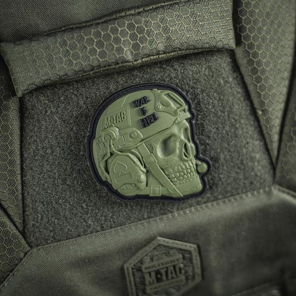 M-Tac Patch War is Hell 3D PVC Coyote