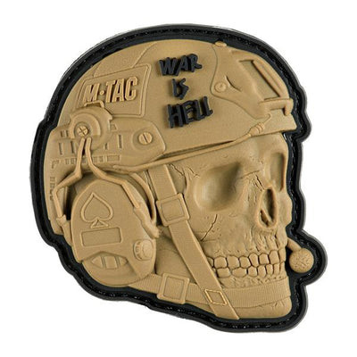 M-Tac Patch War is Hell 3D PVC Coyote