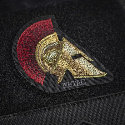 M-Tac Patch Spartan Helmet (Embroidery)Black