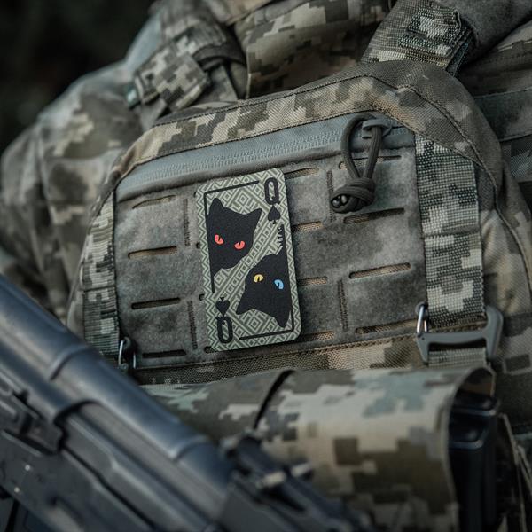 M-Tac patch Queen of spades (Ornament) Olive