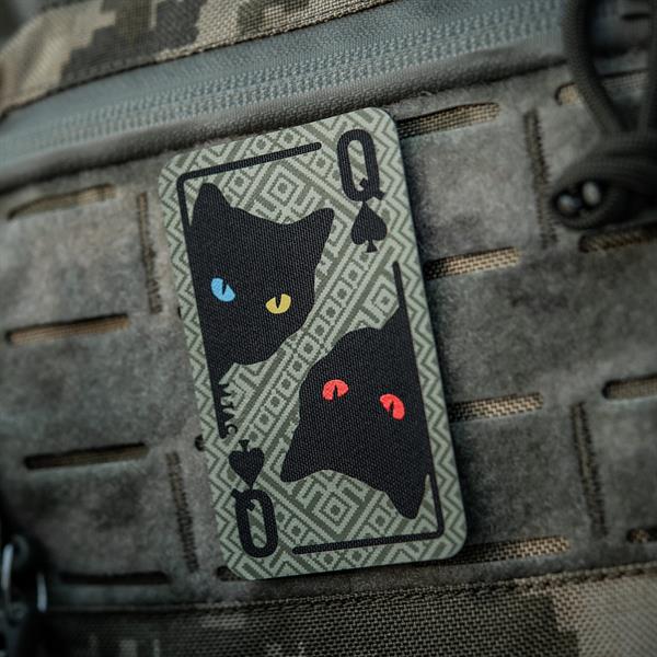 M-Tac patch Queen of spades (Ornament) Olive