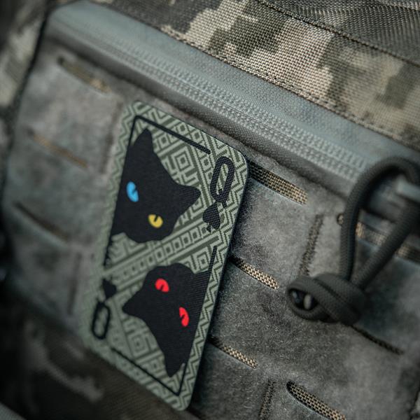 M-Tac patch Queen of spades (Ornament) Olive