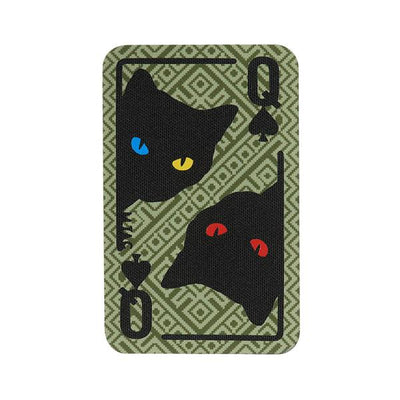 M-Tac patch Queen of spades (Ornament) Olive
