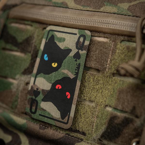 M-Tac patch Queen of spades Coyote/Black