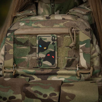 M-Tac patch Queen of spades Coyote/Black