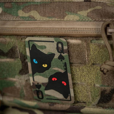 M-Tac patch Queen of spades Coyote/Black