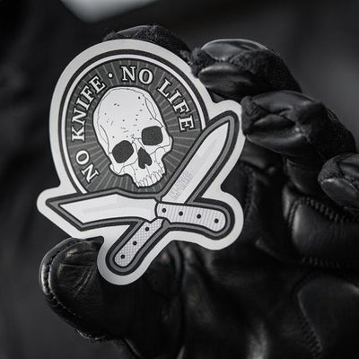 M-Tac Sticker No Knife-No Life Reflective