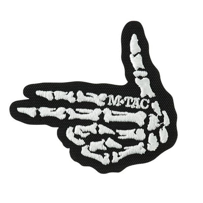 M-Tac patch Skeleton shooter (embroidery) Black