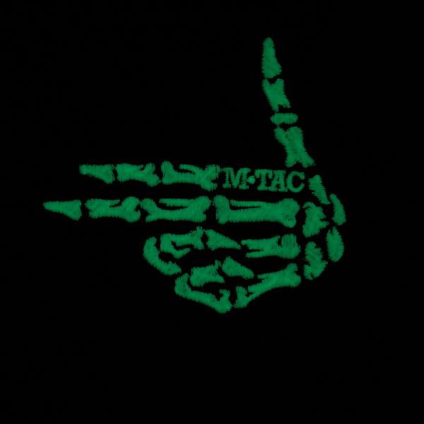 M-Tac patch Skeleton shooter (embroidery) Black
