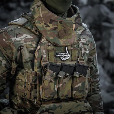 M-Tac patch Skeleton shooter (embroidery) Black