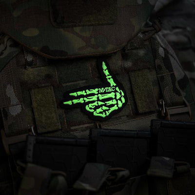 M-Tac patch Skeleton shooter (embroidery) Black