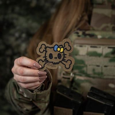 M-Tac patch KITTY circuit (embroidery) Ranger Green