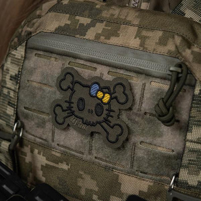 M-Tac patch KITTY circuit (embroidery) Ranger Green