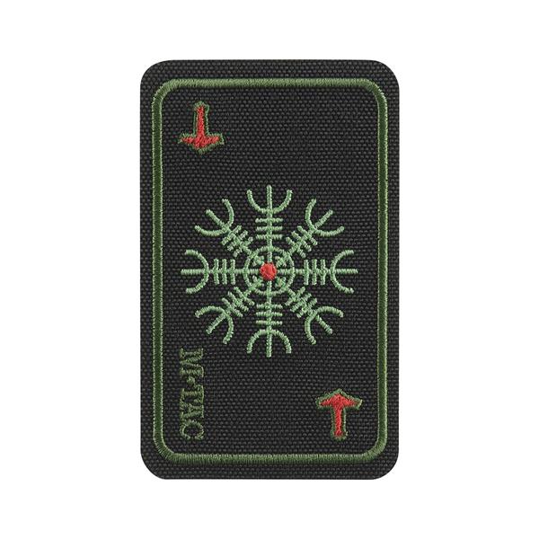 M-Tac patch map Helmet of Horror (embroidery) Ranger Green