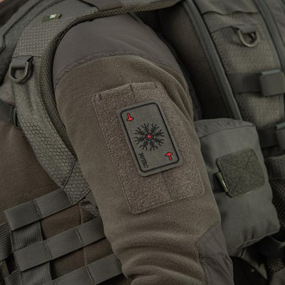 M-Tac patch map Helmet of Horror (embroidery) Ranger Green