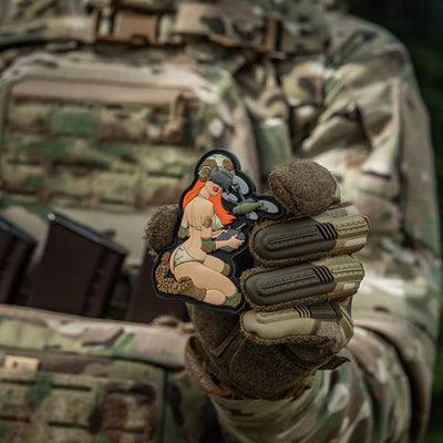 M-Tac Patch Tactical girl #6 PVC redhead/MC V2