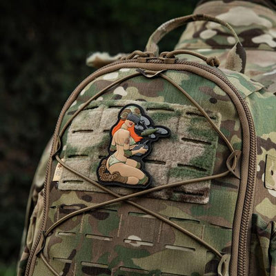 M-Tac Patch Tactical girl #6 PVC redhead/MC V2