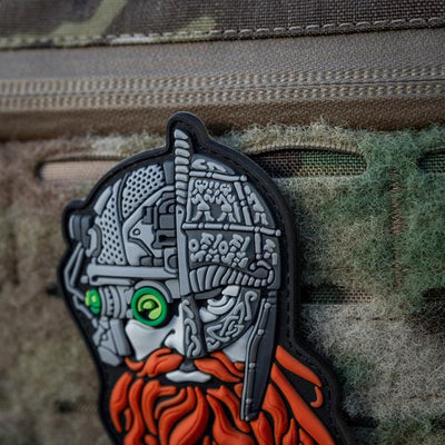 M-Tac Patch Red Beard Black