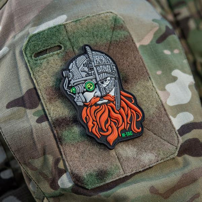 M-Tac Patch Red Beard Black