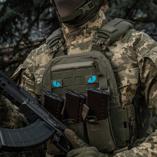 M-Tac patch Tiger Eyes Laser Cut (couple)