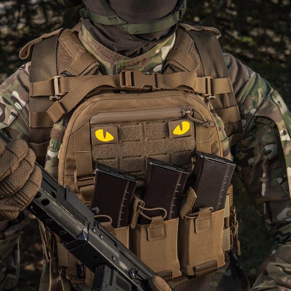 M-Tac patch Tiger Eyes Laser Cut (couple)