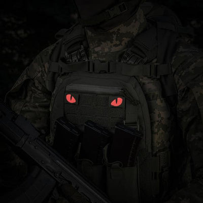 M-Tac patch Tiger Eyes Laser Cut (couple)