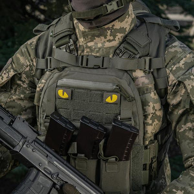 M-Tac patch Tiger Eyes Laser Cut (couple)