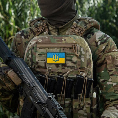 M-Tac patch the flag of Ukraine with the trident of the Armed Forces of Ukraine PVC