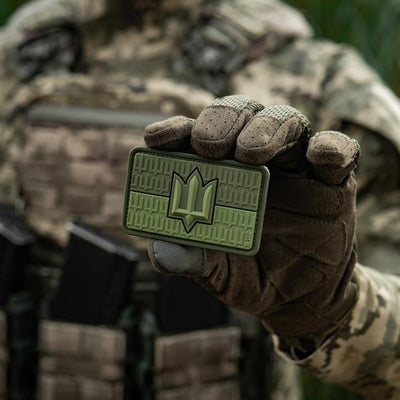 M-Tac patch the flag of Ukraine with the trident of the Armed Forces of Ukraine PVC