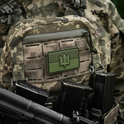 M-Tac patch the flag of Ukraine with the trident of the Armed Forces of Ukraine PVC