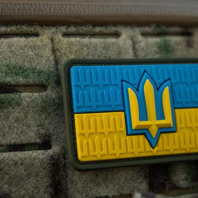 M-Tac patch the flag of Ukraine with the trident of the Armed Forces of Ukraine PVC