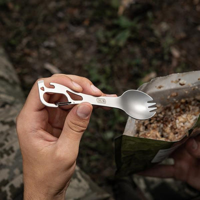 M-Tac Spork Cutlery set with a Carabiner