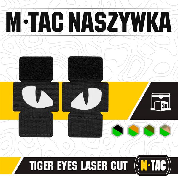 M-Tac patch Tiger Eyes Laser Cut (couple)