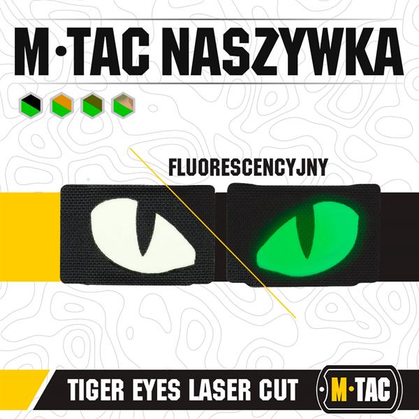 M-Tac patch Tiger Eyes Laser Cut (couple)