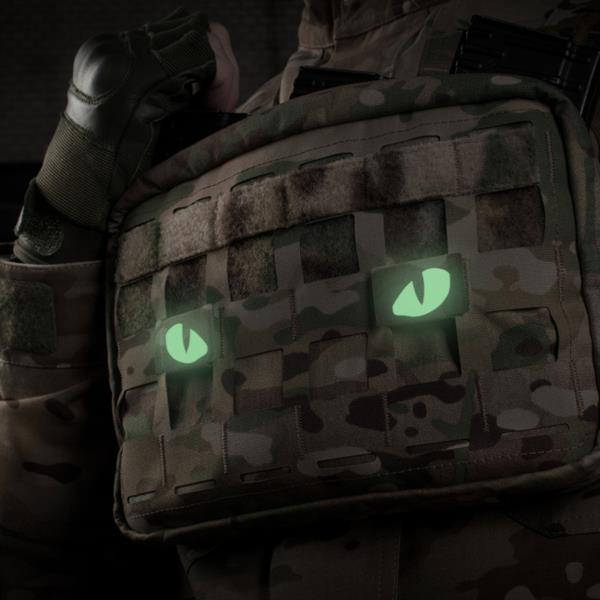 M-Tac patch Tiger Eyes Laser Cut (couple)