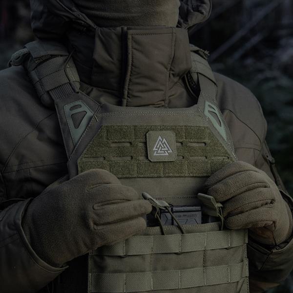 M-Tac patch Valknut Laser Cut Ranger Green/Black