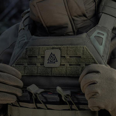 M-Tac patch Valknut Laser Cut Ranger Green/Black