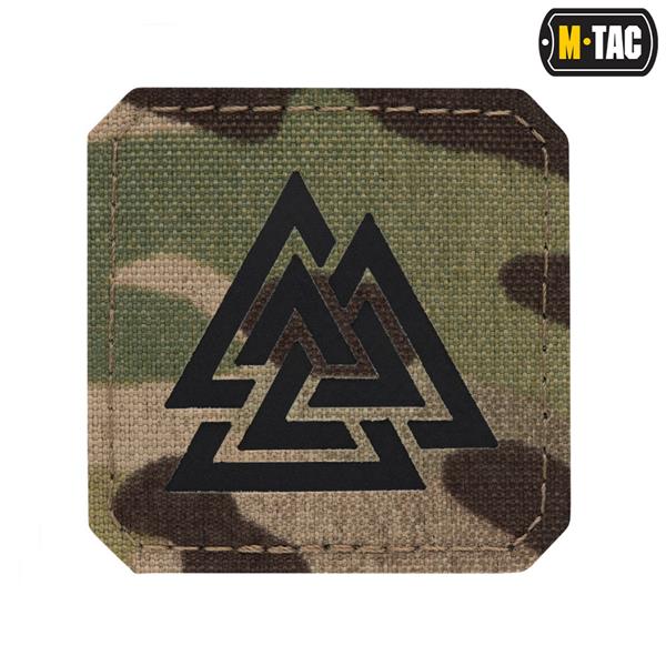 M-Tac patch Valknut Laser Cut Ranger Green/Black