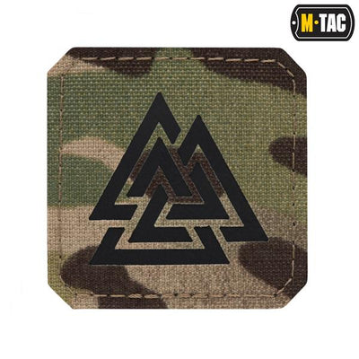 M-Tac patch Valknut Laser Cut Ranger Green/Black