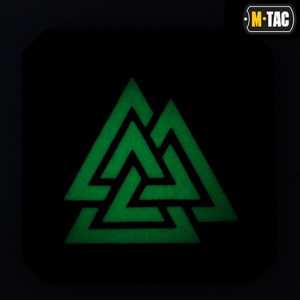 M-Tac patch Valknut Laser Cut Ranger Green/Black