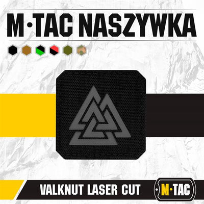 M-Tac patch Valknut Laser Cut Ranger Green/Black