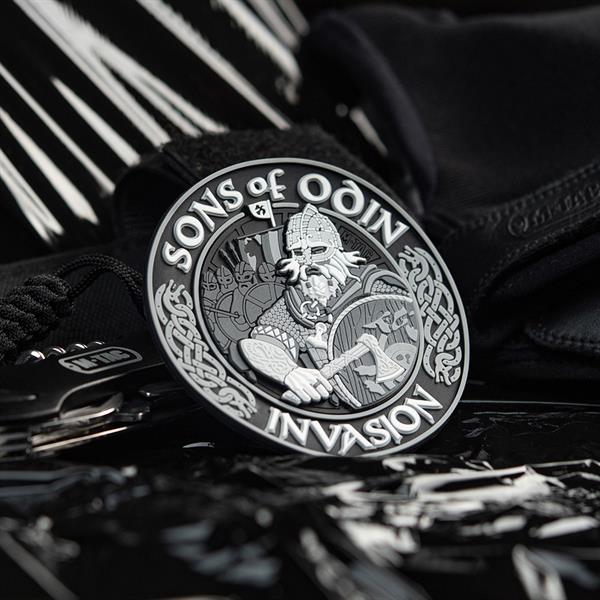 M-Tac patch Sons of Odin 3D PVC black/red