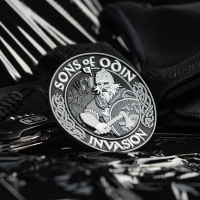 M-Tac patch Sons of Odin 3D PVC black/red