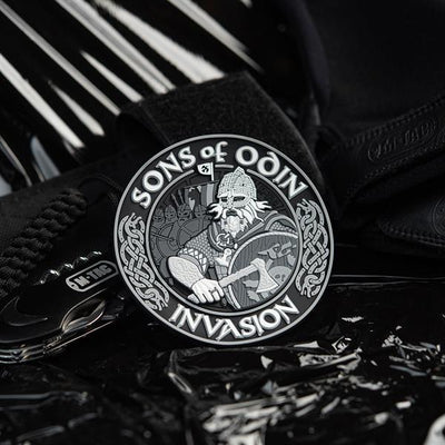 M-Tac patch Sons of Odin 3D PVC black/red