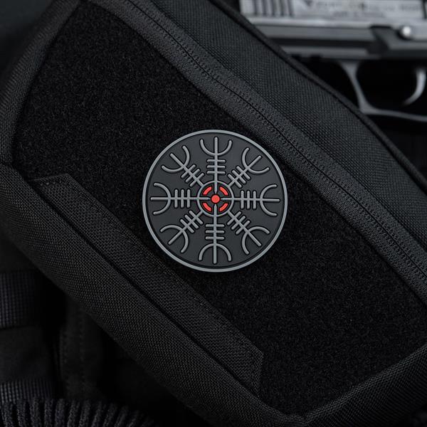 M-Tac patch Egeshelm PVC black and white